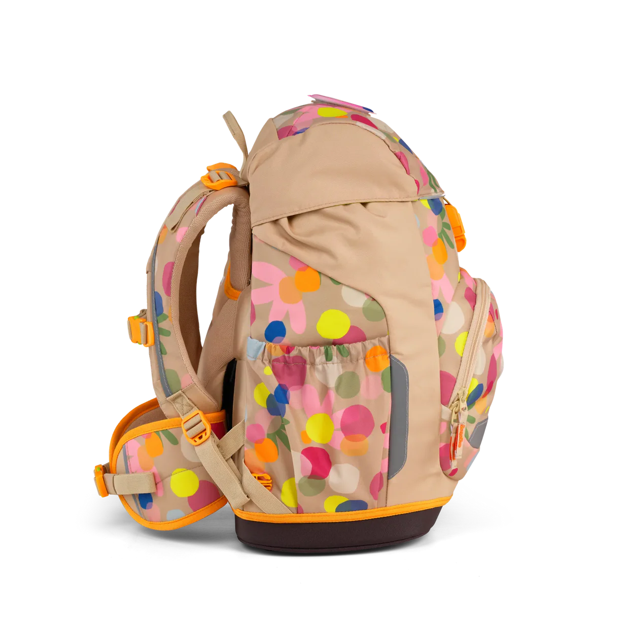 Zaino FlowBear World Ergobag vista posteriore con spallacci ergonomici
