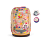 Zaino FlowBear World Ergobag vista frontale con Kletties a tema gattini