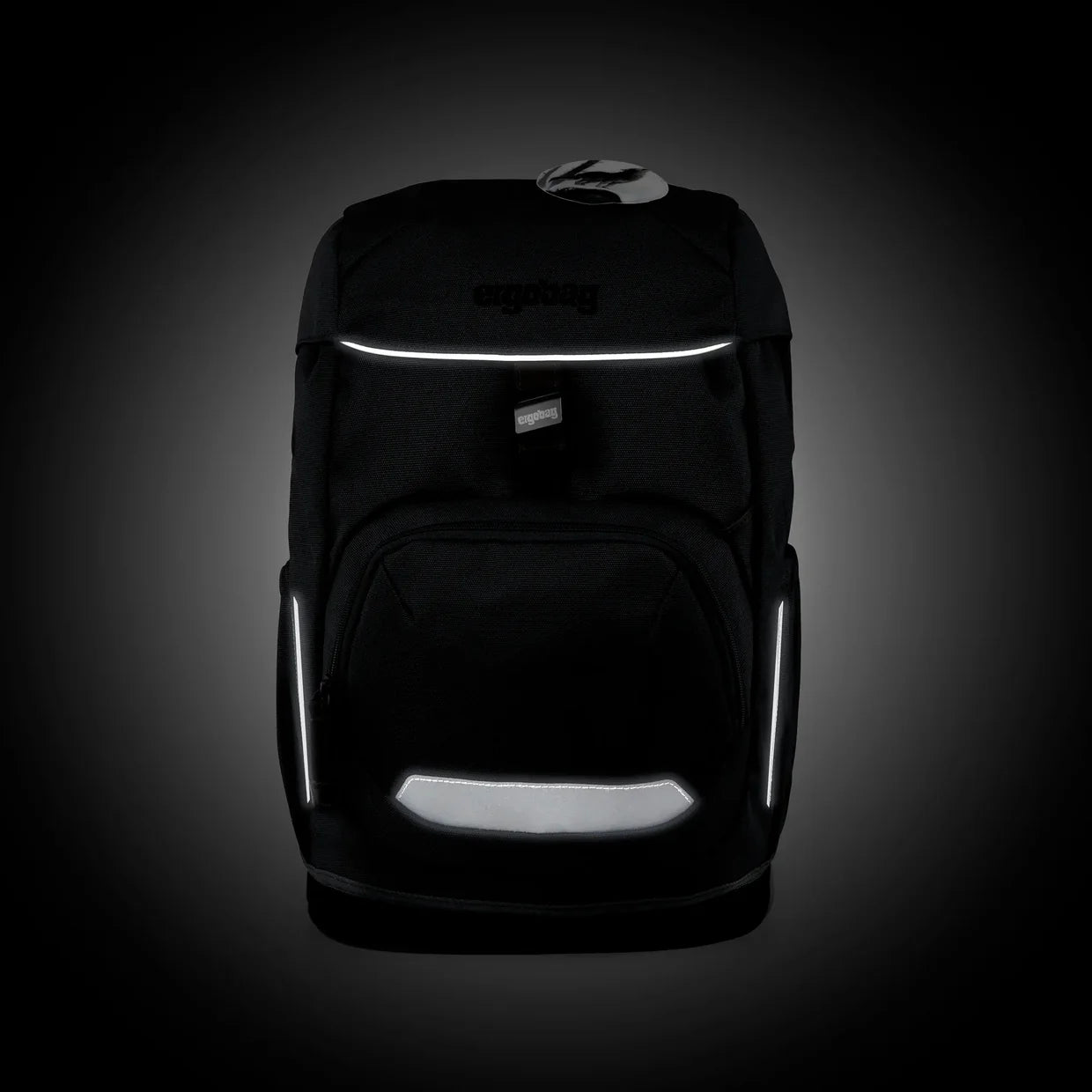 Zaino Front Runbear Ergobag vista posteriore con spallacci ergonomici