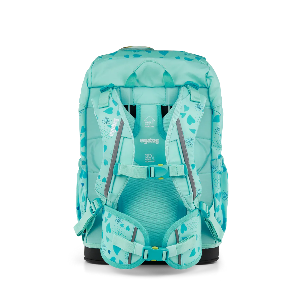 Zaino HorsedreamBear Ergobag vista posteriore con spallacci ergonomici