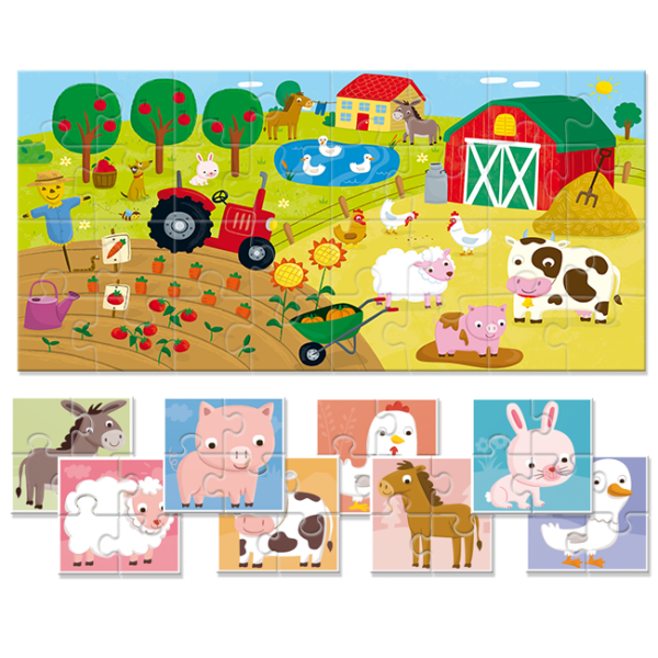 Baby puzzle - la fattoria