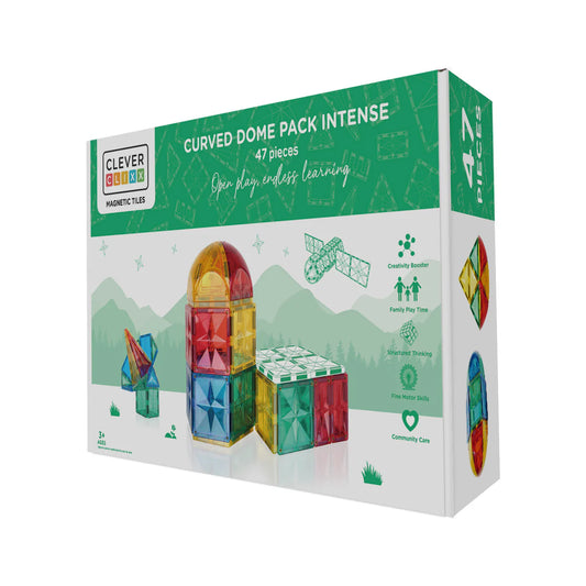 Costruzioni magnetiche - Curved Dome Pack Intense 47 pezzi