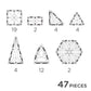Costruzioni magnetiche - Curved Dome Pack Intense 47 pezzi