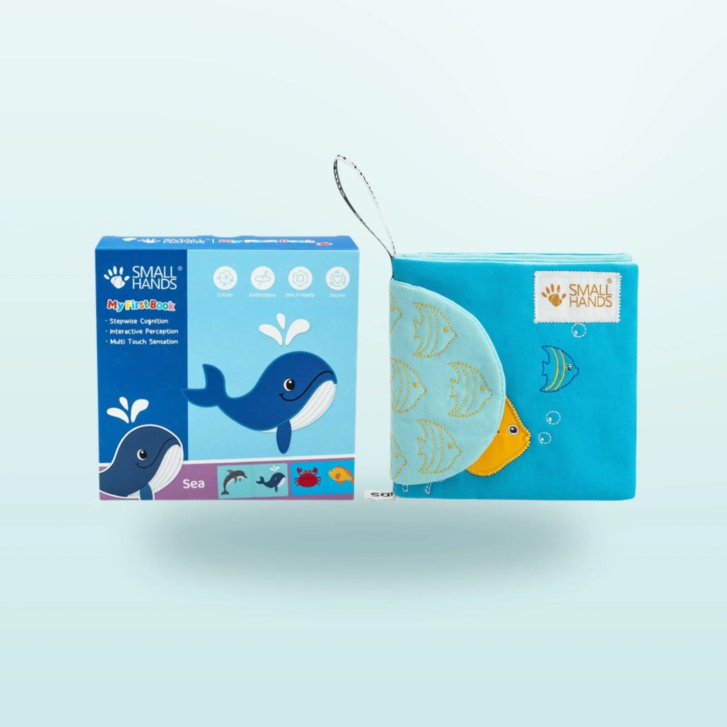 Libro tattile Small Hands - Animali del Mare