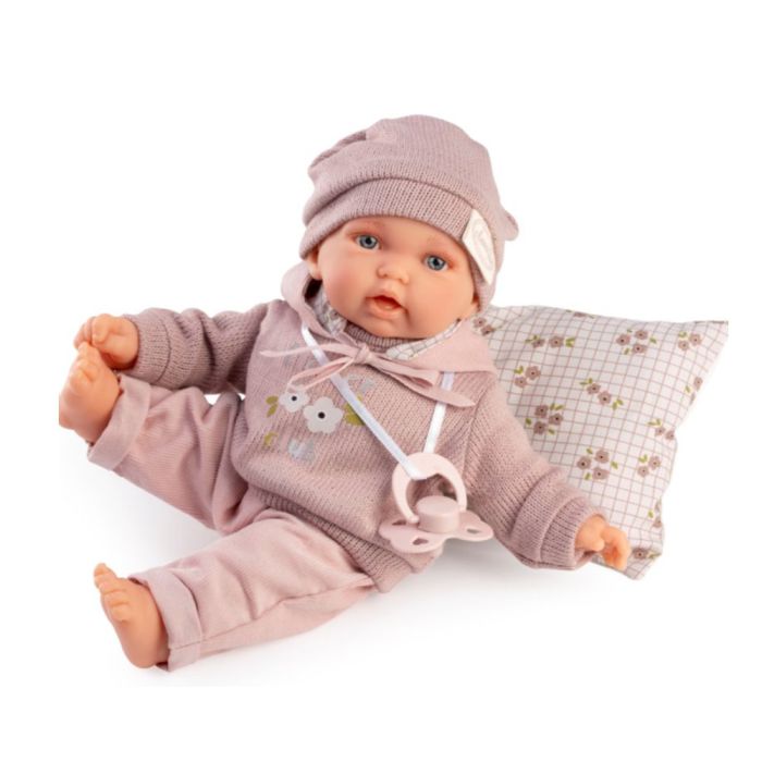 Neonata con felpa