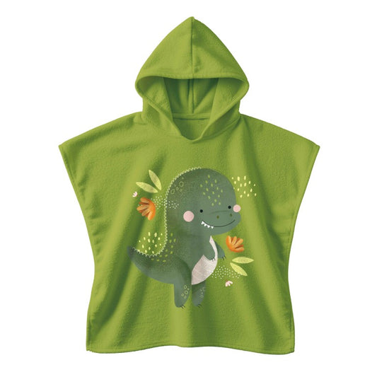 Accappatoio Poncho - Dinosauro Cracky