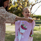 Accappatoio poncho - Unicorno Sparkly