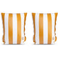 Braccioli gonfiabili Yellow Striped – coppia vista frontale