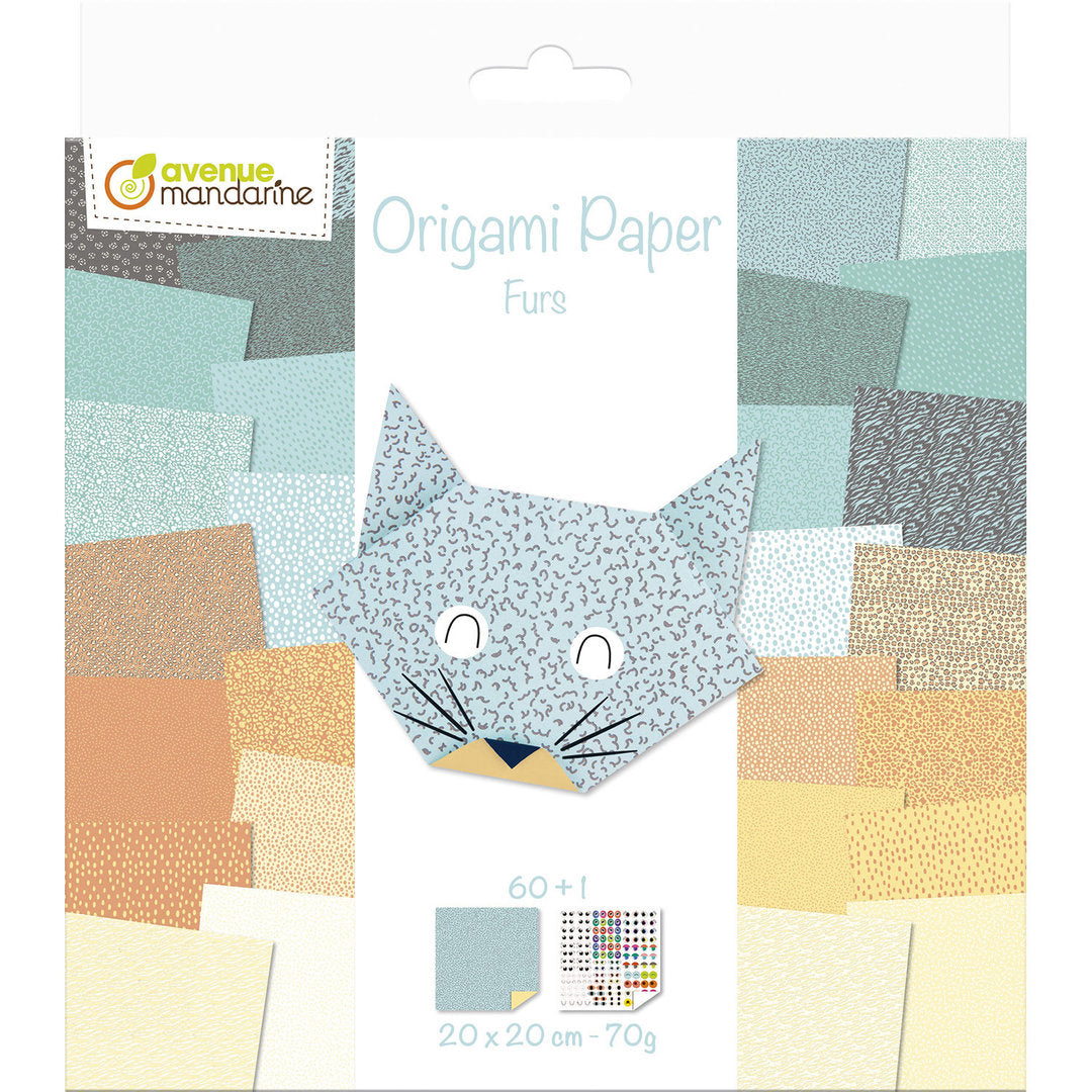 Carta per origami Pellicce