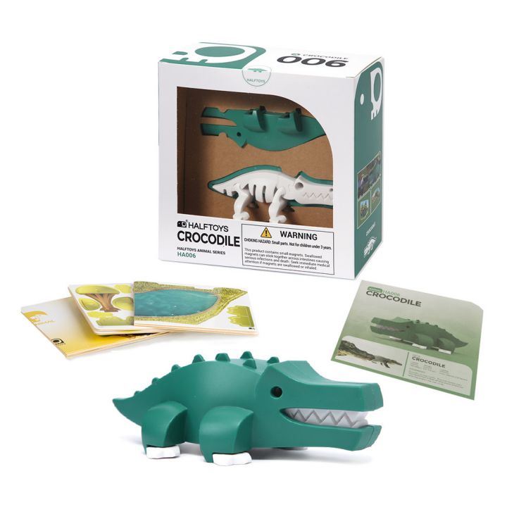 Coccodrillo 3D - Costruzioni con diorama Halftoys