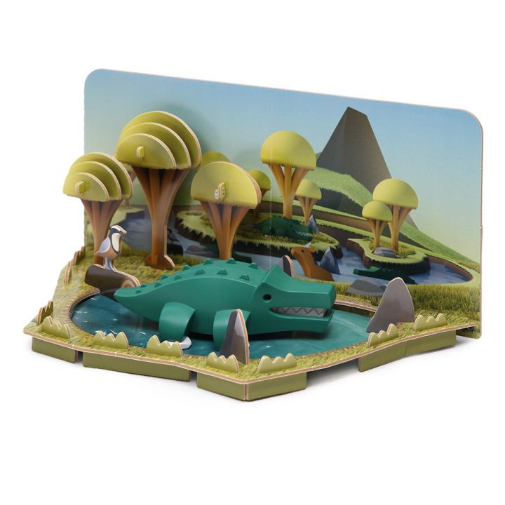 Coccodrillo 3D - Costruzioni con diorama Halftoys