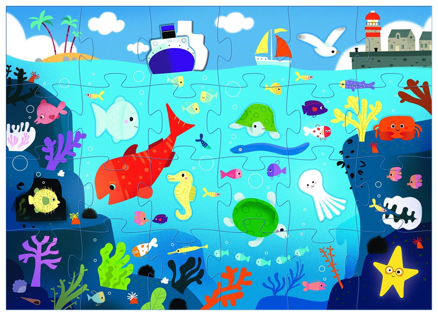 Puzzle gigante Sotto il mare