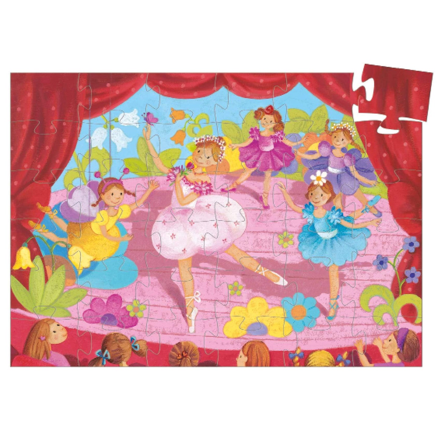 Puzzle La ballerina dal fiore Djeco