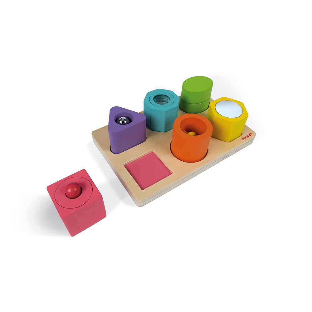 Puzzle 6 cubi sensoriali I wood