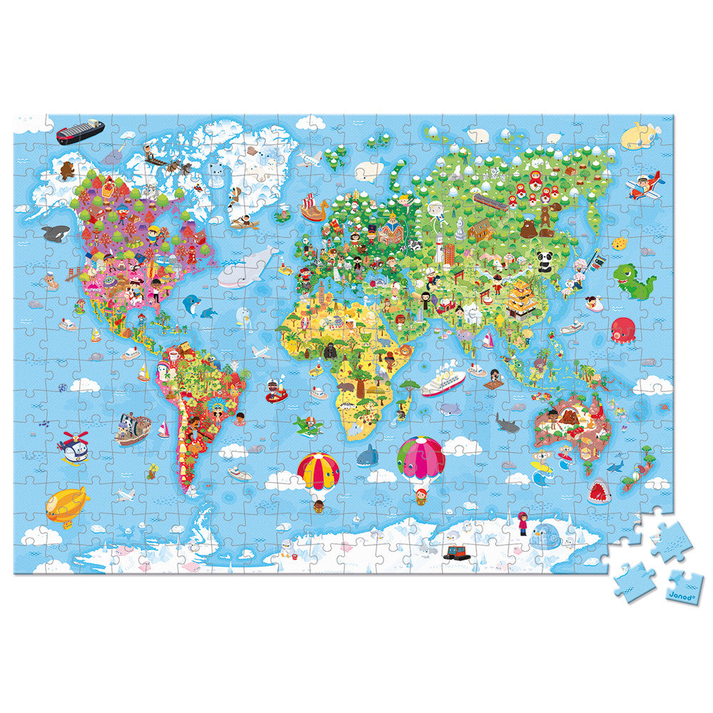 Puzzle gigante del Mondo