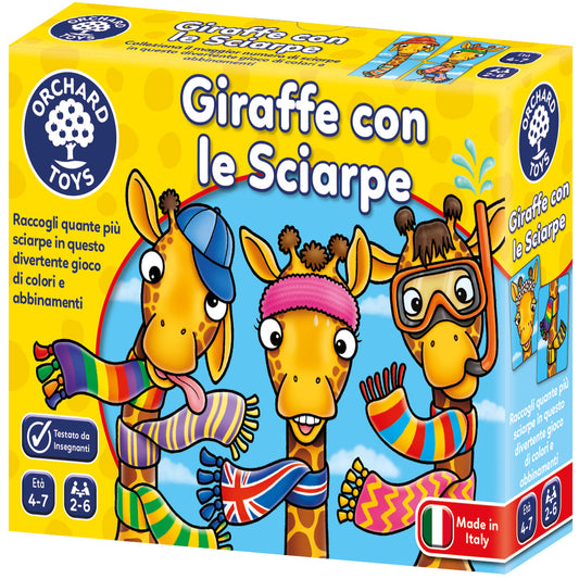Giraffe con le sciarpe