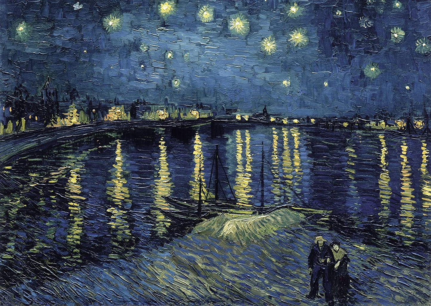 Puzzle La notte stellata sul Rodano - Van Gogh Ravensburger