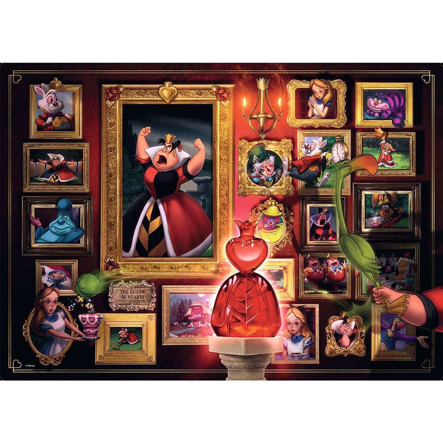 Puzzle Villainous Regina di cuori Ravensburger