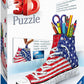 Puzzle 3D Portamatite Converse bandiera americana