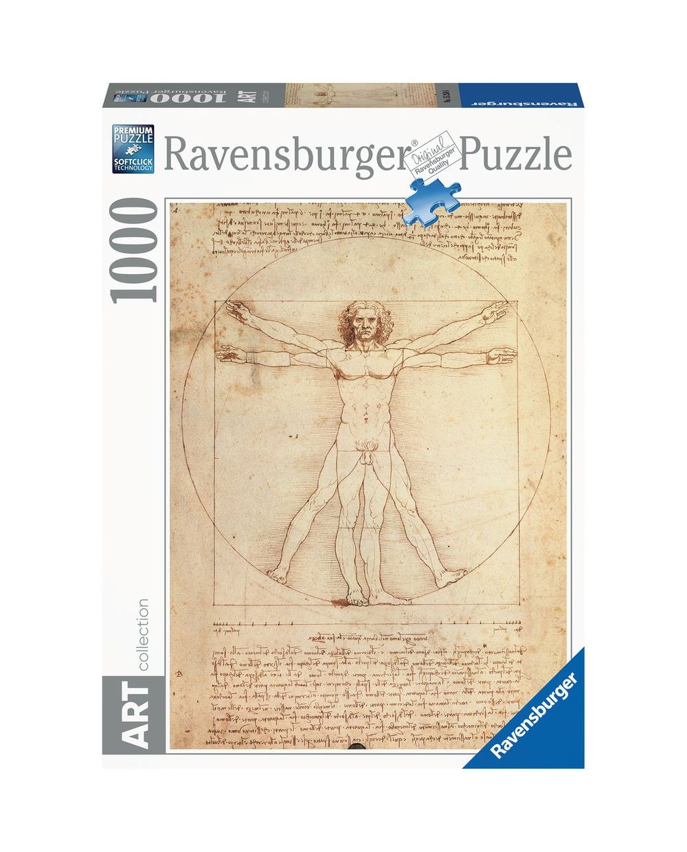 Puzzle Leonardo da Vinci L’uomo Vitruviano Ravensburger