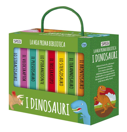La mia prima biblioteca I dinosauri Sassi Junior