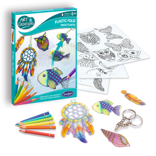 Plastica magica - Crea portachiavi e magneti