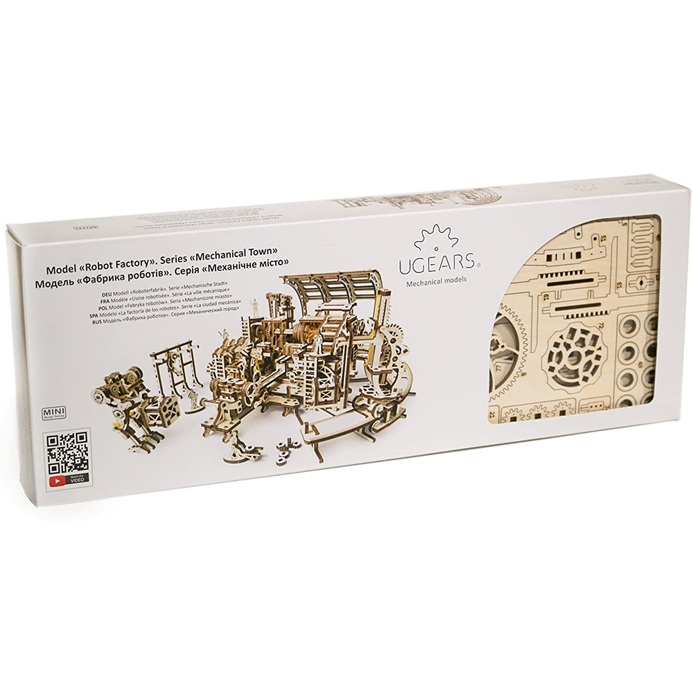Modellino meccanico “Fabbrica di robot” (Serie ”Città Meccanica”)