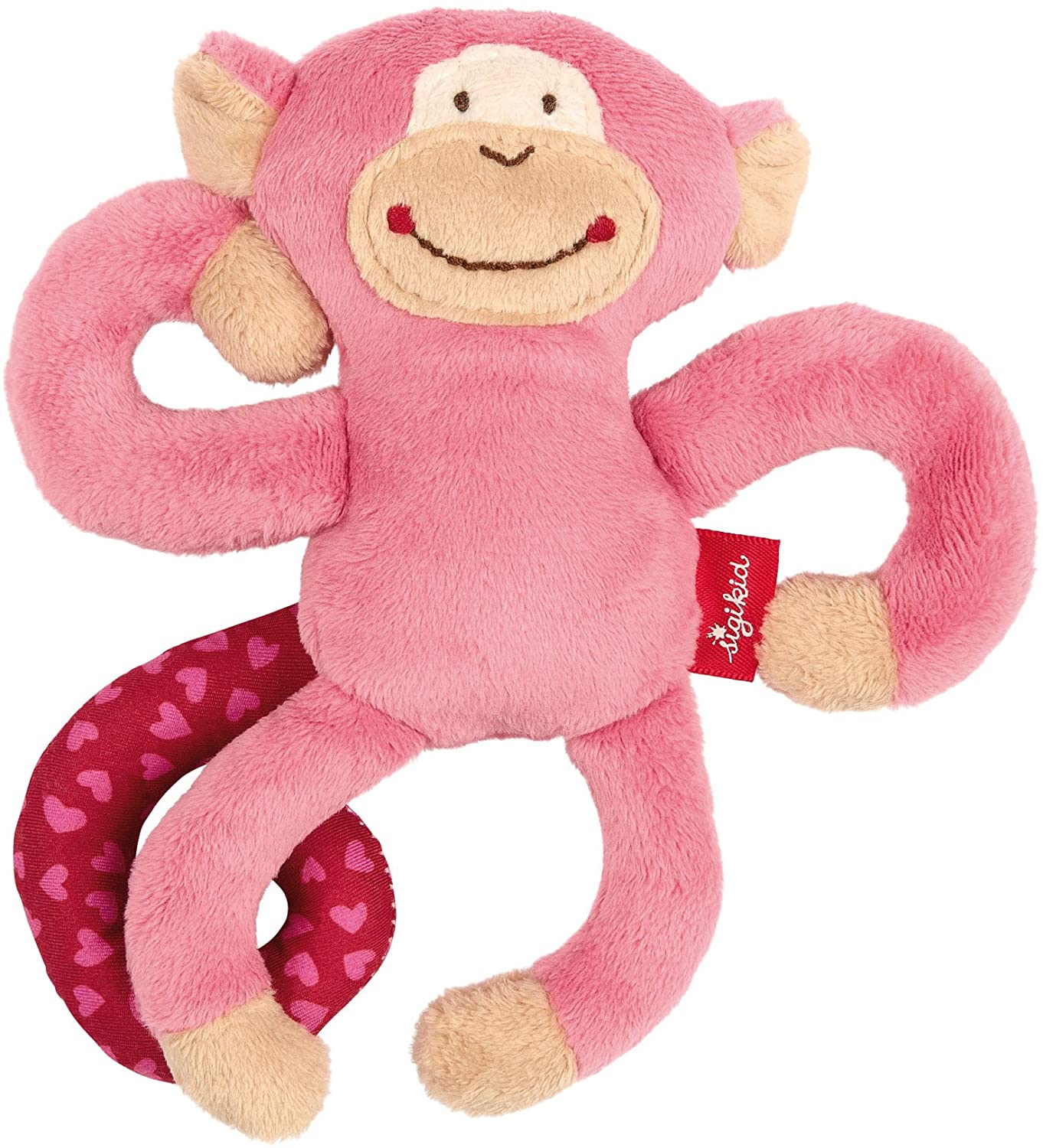 Scimmia rosa da appendere